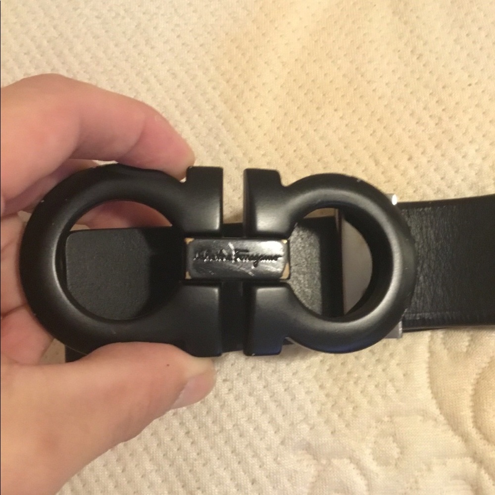 Salvatore Ferragamo Belt Matte Black